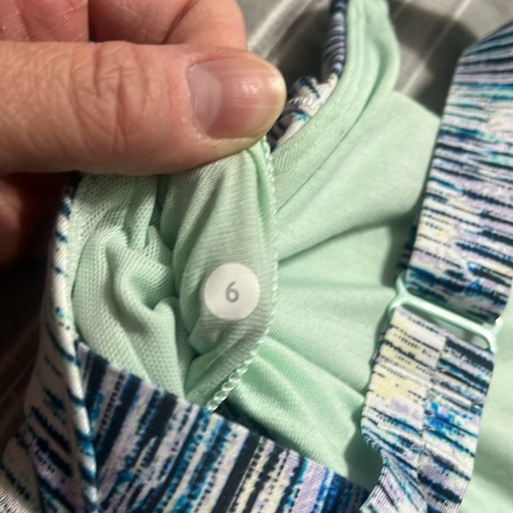#264 - 🍋 Lululemon Pure Practice Bra Blurry Belle Blue Size: 6 🍋 - Picture 7 of 7